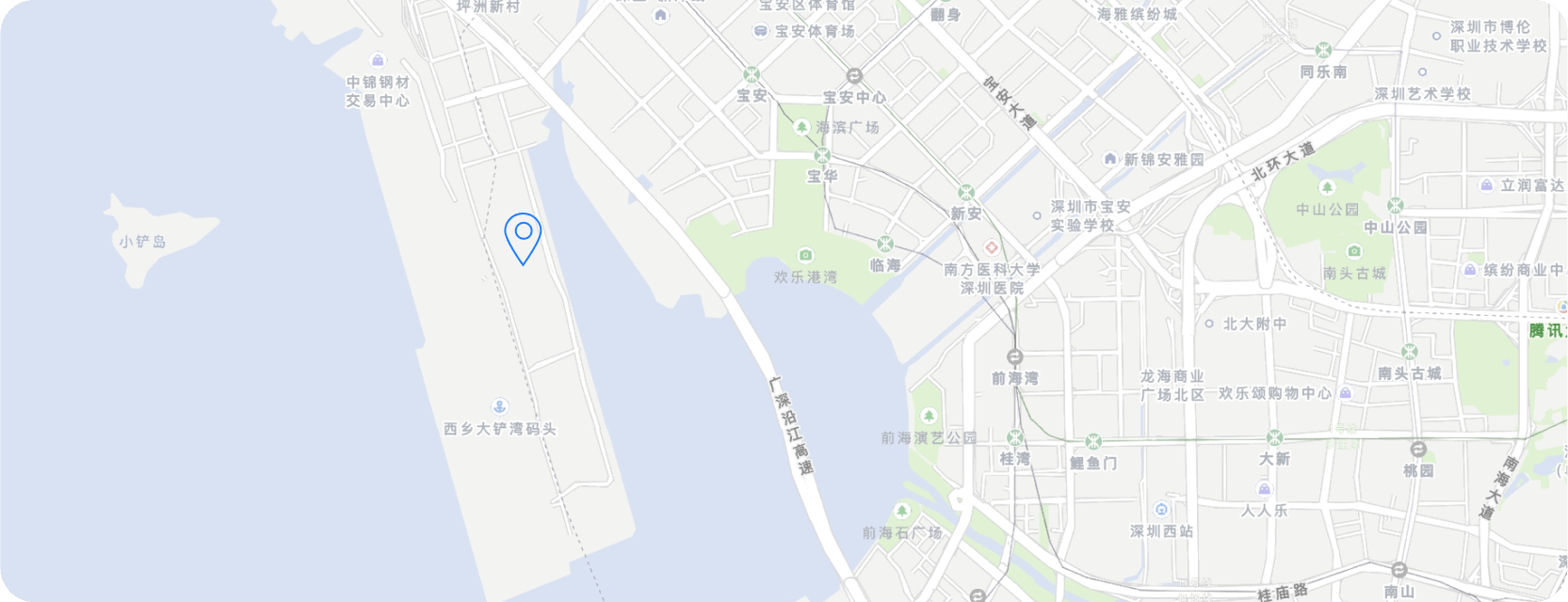 深圳明湾学校地址：深圳前海大铲湾